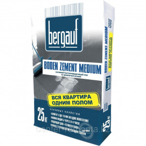 Наливной пол Bergauf Boden Zement Medium 25 кг