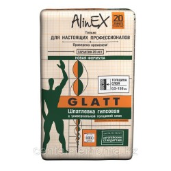 Шпаклёвка гипсовая базовая Alinex Glatt 25 кг